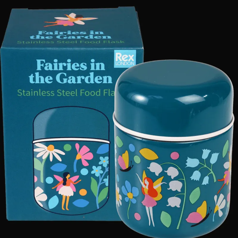 Rex London Stainless steel food flask (280 ml) - Fairies in the Garden Fashion