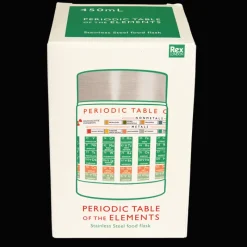 Rex London Stainless steel food flask (450 ml) - Periodic Table Outlet