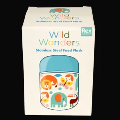 Rex London Stainless steel food flask (280 ml) - Wild Wonders Sale