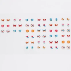 Rex London Stick on earrings (30 pairs) - Floral Flutter Best