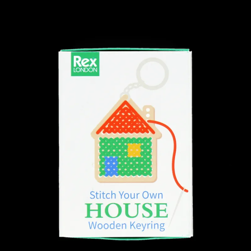 Rex London Stitch your own wooden keyring - House Fashion
