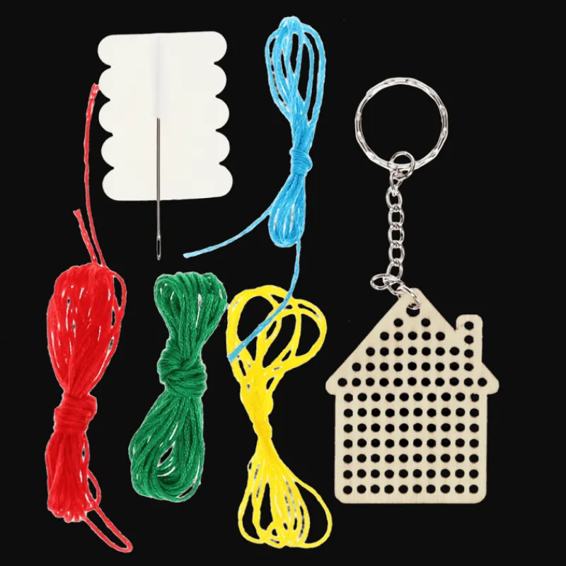 Rex London Stitch your own wooden keyring - House Fashion
