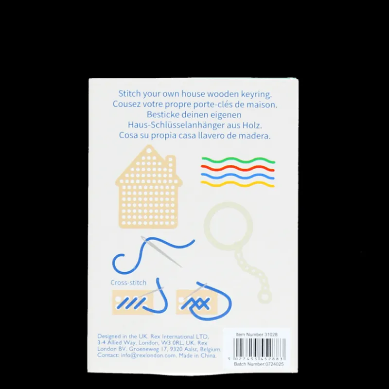 Rex London Stitch your own wooden keyring - House Fashion