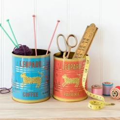 Rex London Storage tins (set of 2) - LEOPARD Online