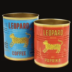 Rex London Storage tins (set of 2) - LEOPARD Online