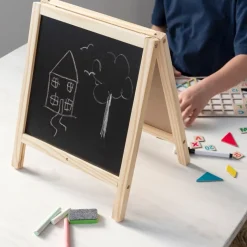 Rex London Tabletop blackboard and whiteboard easel set Discount