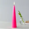 Rex London Tall cone candle - Bright Pink Hot