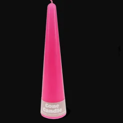 Rex London Tall cone candle - Bright Pink Hot