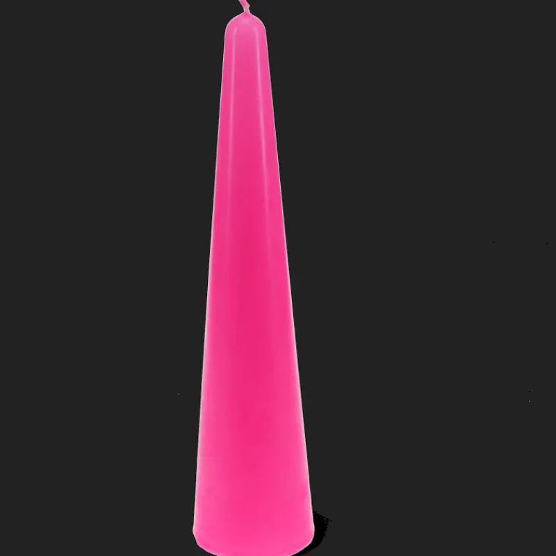 Rex London Tall cone candle - Bright Pink Hot