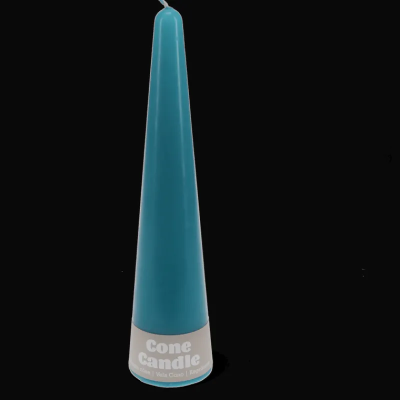 Rex London Tall cone candle - Dark blue Hot
