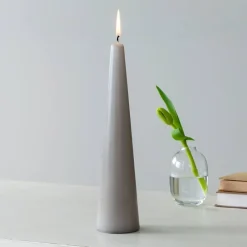 Rex London Tall cone candle - Light grey Hot