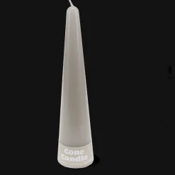 Rex London Tall cone candle - Light grey Hot