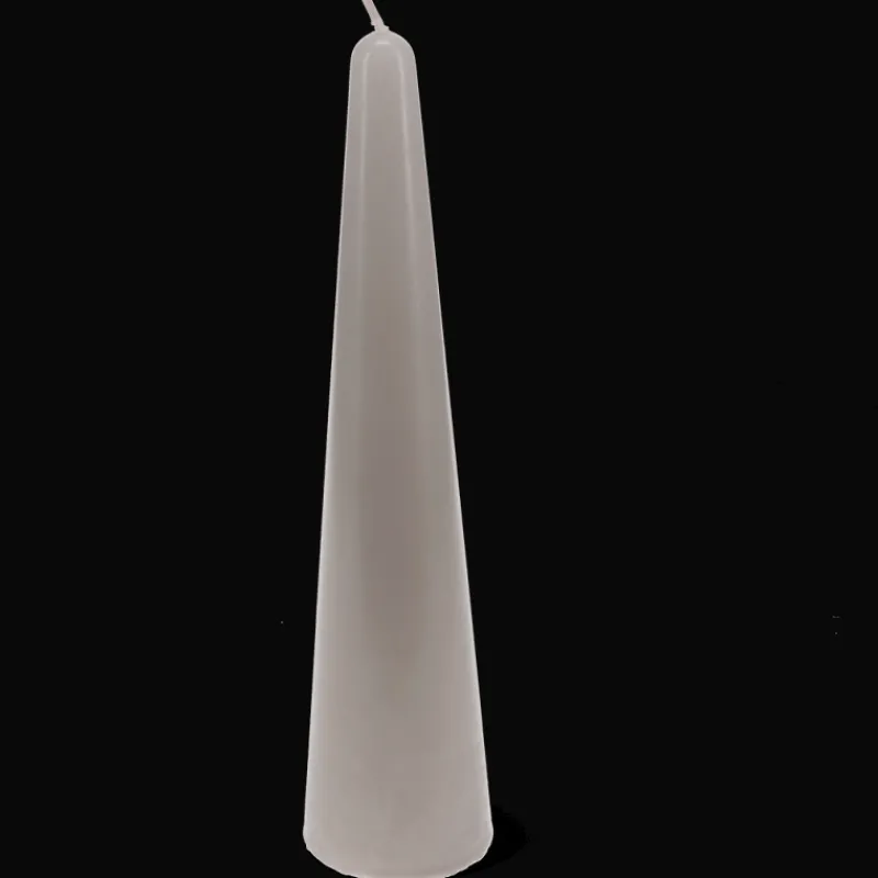 Rex London Tall cone candle - Light grey Hot