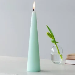 Rex London Tall cone candle - Mint green Best
