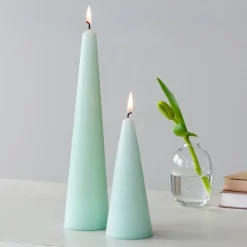 Rex London Tall cone candle - Mint green Best