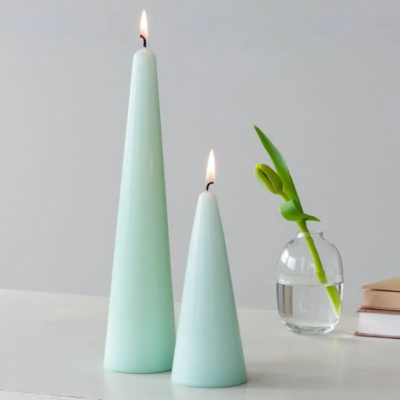 Rex London Tall cone candle - Mint green Best