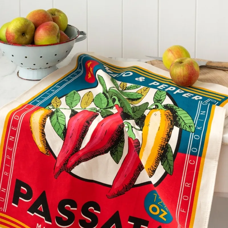 Rex London Tea towel - Vintage Passata Clearance