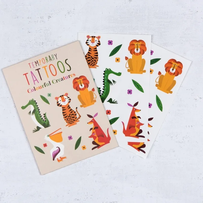 Rex London Temporary tattoos - Colourful Creatures Best