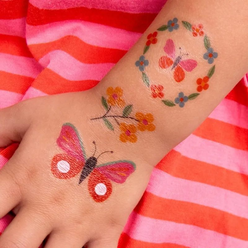 Rex London Temporary tattoos - Floral Flutter Best