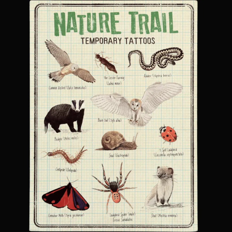 Rex London Temporary tattoos - Nature Trail Fashion