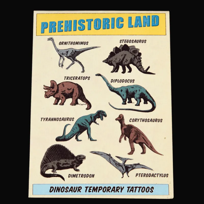 Rex London Temporary tattoos - Prehistoric Land Fashion