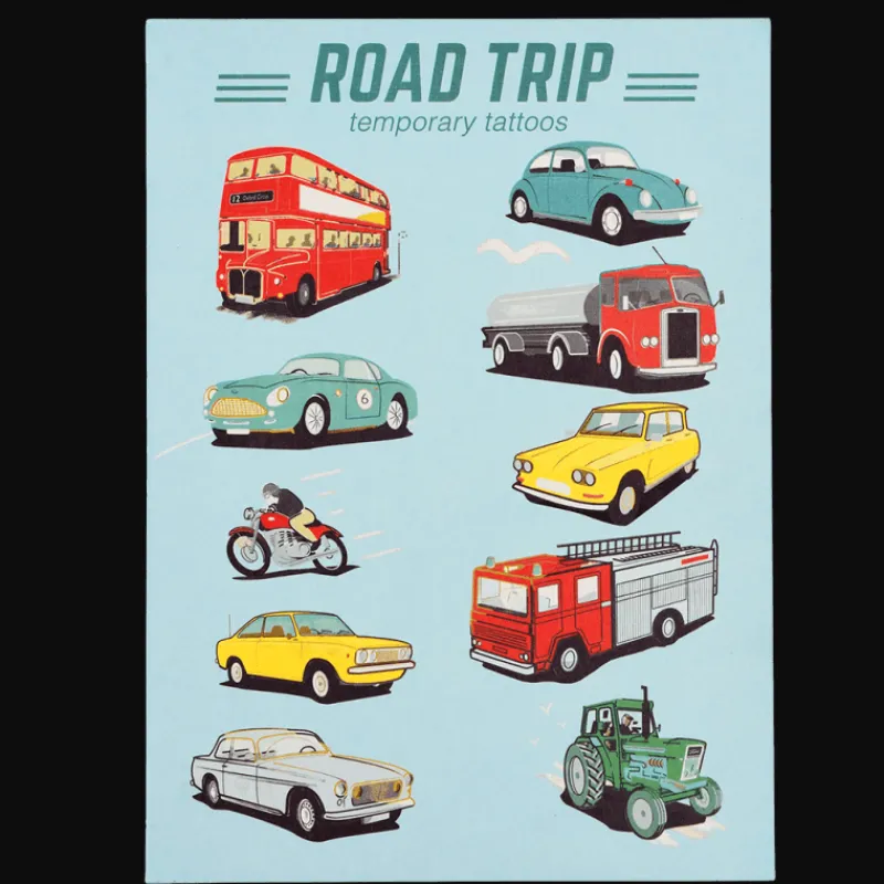 Rex London Temporary tattoos - Road Trip Hot