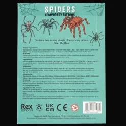 Rex London Temporary tattoos - Spiders Online