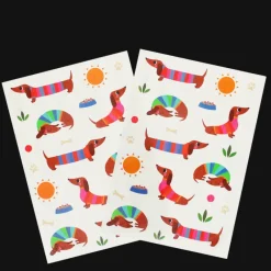 Rex London Temporary tattoos - Sunny Sausage Dog Clearance