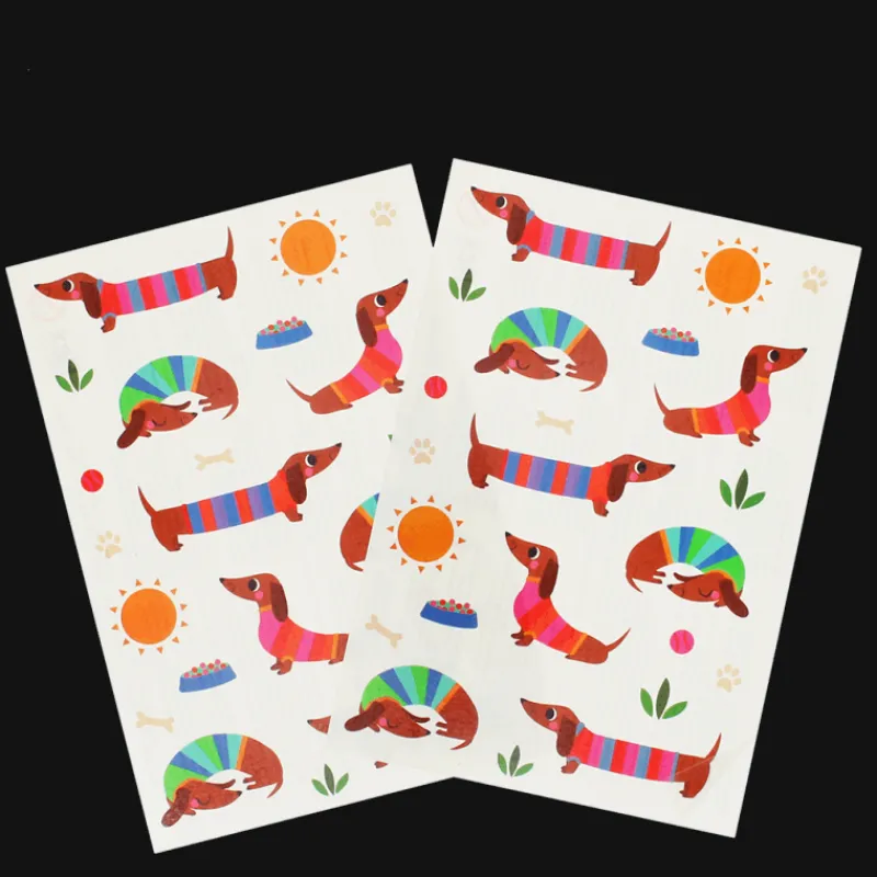 Rex London Temporary tattoos - Sunny Sausage Dog Clearance