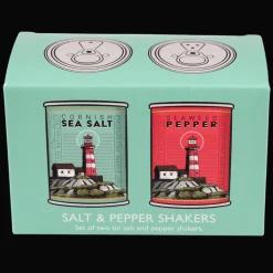 Rex London Tin salt and pepper shakers - Lighthouse Discount