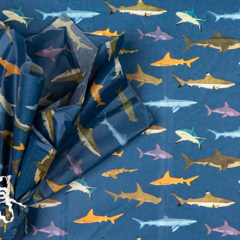 Rex London Tissue paper (10 sheets) - Sharks Clearance