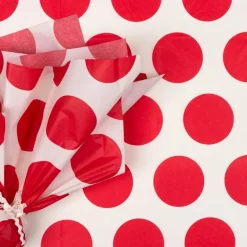 Rex London Tissue paper (10 sheets) - Spotlight red on white Outlet