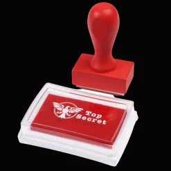 Rex London Top Secret stamp and ink set - Secret Agent Hot
