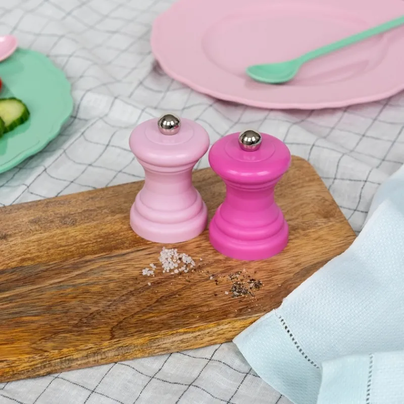 Rex London Travel salt & pepper mill set - Pink Hot