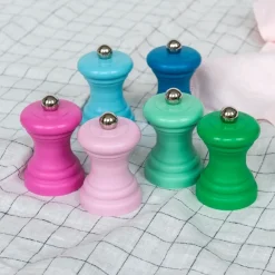 Rex London Travel salt & pepper mill set - Pink Hot
