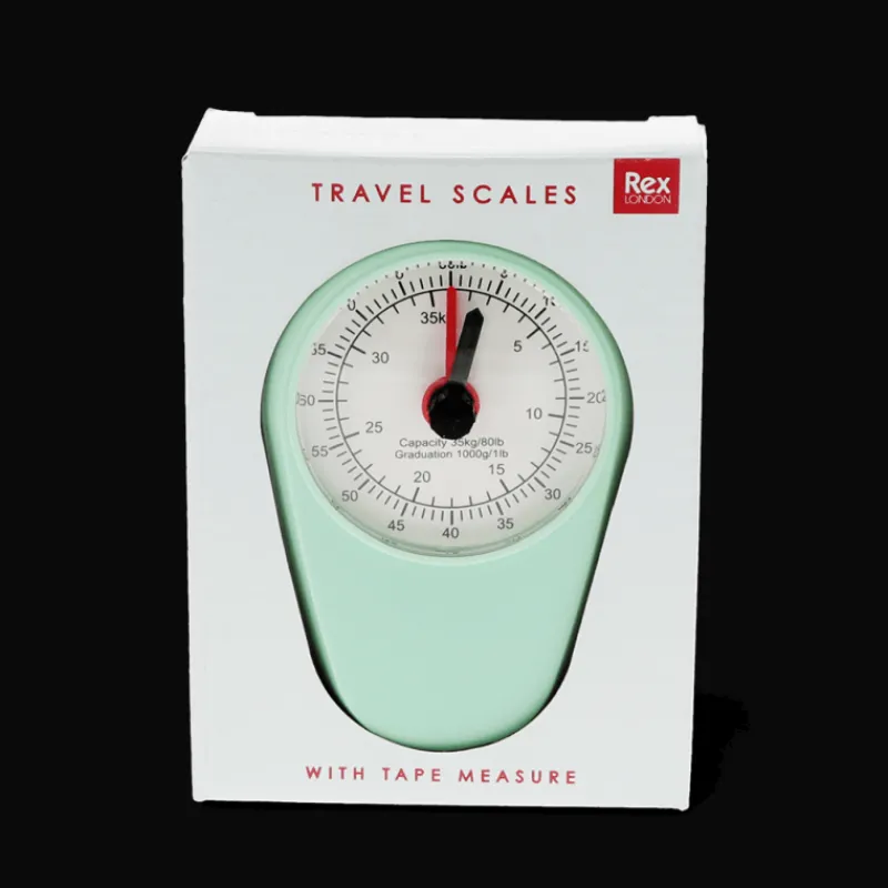 Rex London Travel scales with tape measure - Pistachio green Discount