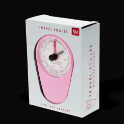 Rex London Travel scales with tape measure - Pink Online