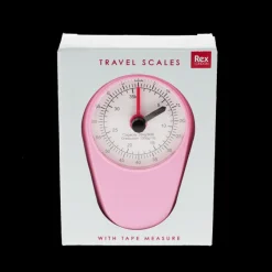 Rex London Travel scales with tape measure - Pink Online