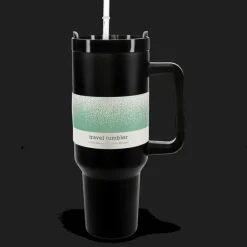 Rex London Travel tumbler with handle (1.2Ltr) - Black Fashion