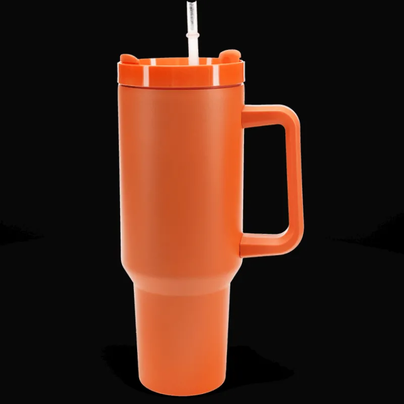 Rex London Travel tumbler with handle (1.2Ltr) - Orange Fashion