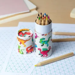 Rex London Tube of colouring pencils - Baby Dinos Fashion