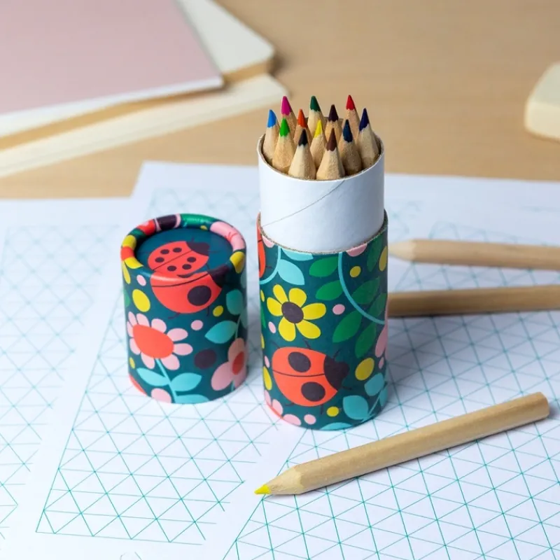 Rex London Tube of colouring pencils - Ladybird Fashion