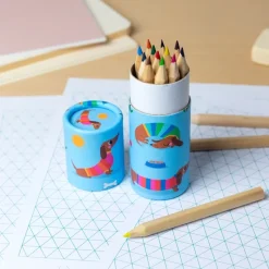 Rex London Tube of colouring pencils - Sunny Sausage Dog Outlet