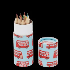 Rex London Tube of colouring pencils -TfL Routemaster Bus Best