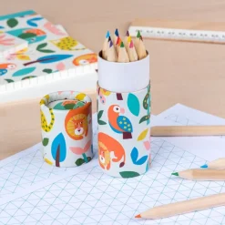 Rex London Tube of colouring pencils - Wild Wonders Fashion