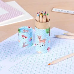 Rex London Tube of colouring pencils - Woodland Creatures Best