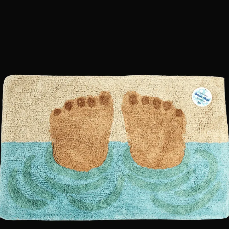 Rex London Tufted cotton bath mat - Bathing feet Best