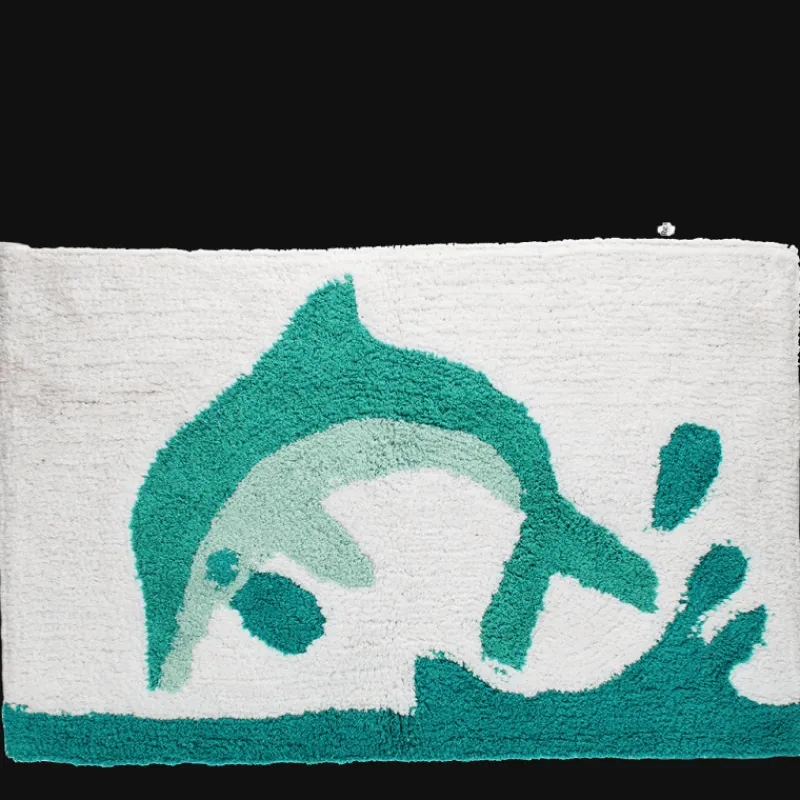 Rex London Tufted cotton bath mat - Dolphin Sale