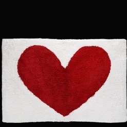 Rex London Tufted cotton bath mat - Heart Outlet
