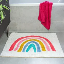 Rex London Tufted cotton bath mat - Rainbow Online